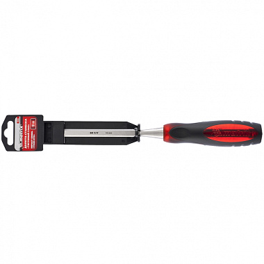 Стамеска-долото плоская 10мм обрезиненная рукоятка "Тигровый глаз" MATRIX 24505