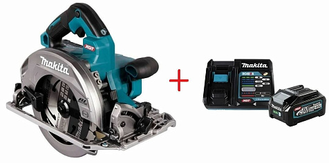 Пила дисковая аккумуляторная MAKITA HS 004GD401 1х4Ah