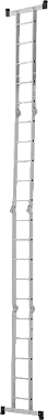 Лестница-трансформер алюминиевая 340 мм Новая Высота Стандарт NV1320 4х5