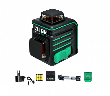 Уровень лазерный ADA Cube 2-360 GREEN Professional Edition А00534