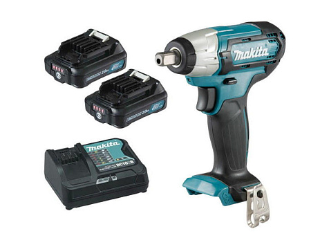 Гайковерт ударный аккумуляторный MAKITA TW 141DWAE 2х2Ah