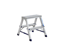 Стремянка 2-сторонняя алюминиевая 2 ступени АЛЮМЕТ AD7202