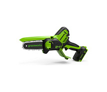 Пила цепная аккумуляторная GREENWORKS G24MCS10K4 1х4Ah 2008207UB