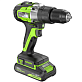 Дрель-шуруповерт ударная аккумуляторная GREENWORKS GD24DD60 2х2Ah 3704107CUC