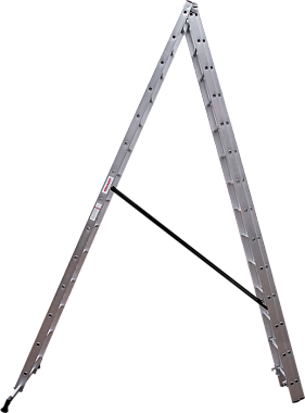 Лестница-стремянка 3-секционная алюминиевая Новая Высота Стандарт NV1230 3х14