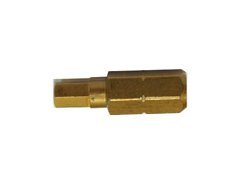Насадка шестигранная SW4 25мм 1/4" С 6,3 Isotin USH