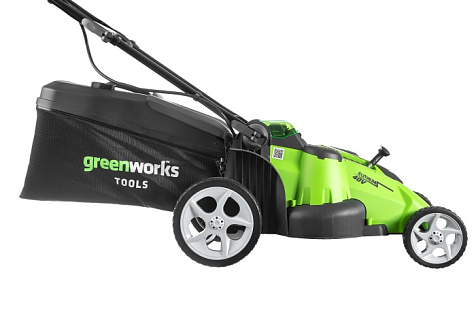 Газонокосилка аккумуляторная GREENWORKS GD40LM49DB TwinForce без АКБ и ЗУ 2500207