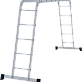 Лестница-трансформер алюминиевая 340мм Новая Высота Стандарт NV1320 2х4+2х5