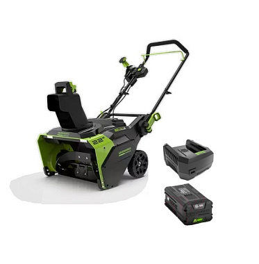 Снегоуборщик аккумуляторный GREENWORKS GD82STK5 1х5Ah 2602507UB