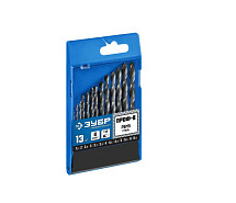 Набор сверл по металлу 1,5-6,5мм класс Б Р6М5 13шт ЗУБР Профи