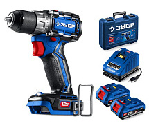 Дрель-шуруповерт аккумуляторная LMS ЗУБР Профи DB-50-22 Компакт 2х2Ah