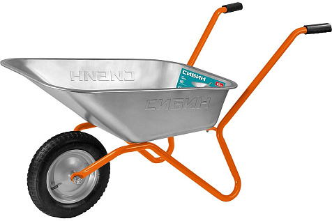 Тачка садовая пневмо колеса СИБИН СТ-11