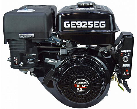 Двигатель бензиновый BRAIT GE925EG (9.0л.с.,вал под шлицы 25мм,электростартер)