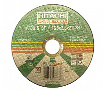 Круг отрезной по металлу ф125х2,5х22 А24 14(А) HITACHI