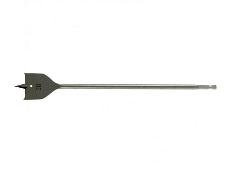 Сверло перовое по дереву 38х300мм 1/4" MATRIX 704038