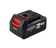 Аккумулятор 20V 4Ah Li-lon ELITECH АКБ 2040С
