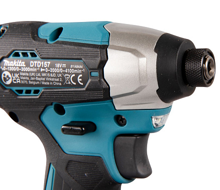 Шуруповерт ударный аккумуляторный MAKITA DTD 157RTJ 2х5Ah