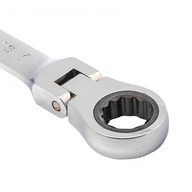 Ключ комбинированный трещоточный с шарниром 16мм MATRIX 14829