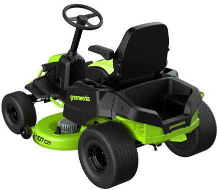 Трактор садовый аккумуляторный GREENWORKS GC82LT107 без АКБ и ЗУ 7404507