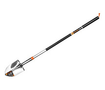 Лопата штыковая (нержавейка) мини с черенком 116см FINLAND 1504