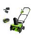 Снегоуборщик аккумуляторный GREENWORKS GD40STX2 1х5Ah 2603407UG
