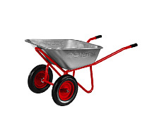 Тачка строительная 2-х колесная пневматические колеса ЗУБР Т-22