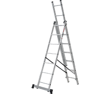 Лестница-стремянка 3-секционная алюминиевая Новая Высота Стандарт NV1230 3х7