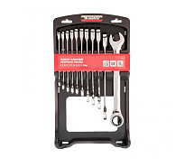 Набор ключей комбинированных трещоточных 8-19мм 11шт MATRIX 14795