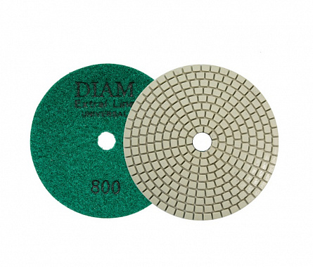 Круг шлифовальный алмазный для мокрой/сухой обработки 100мм №800 DIAM EXTRA Line Universal 000676
