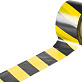 Лента сигнальная черно-желтая 75мм х 200м ЗУБР 12242-75-200