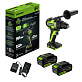 Дрель-шуруповерт аккумуляторная GREENWORKS GD24DD90 2х4Ah 3707507CUD