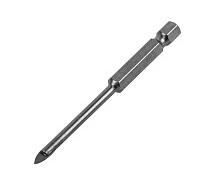 Сверло по стеклу и керамике 4мм HEX 1/4" MATRIX 72827