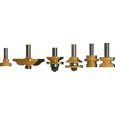 Набор фрез для изготовления филенчатых изделий из 6шт хв.12мм ЭНКОР 10620