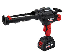 Пистолет для герметика аккумуляторный ELITECH HD CCG 20SL6 1х4Ah