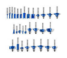 Набор фрез профильных по дереву 30шт ЗУБР Профи