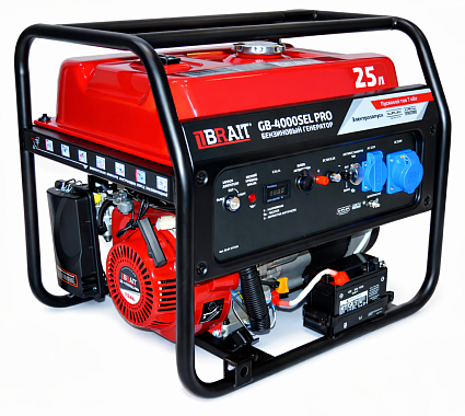 Генератор бензиновый BRAIT GB-4000SEL PRO