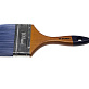 Кисть плоская искусственная 100мм деревянная ручка ЗУБР Аква-Мастер 4-01007-100