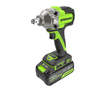 Гайковерт ударный аккумуляторный GREENWORKS IW5500 1х4Ah 3805007CUB