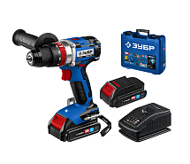 Дрель-шуруповерт ударная аккумуляторная ЗУБР Профи DBS-201-22 2х2Ah