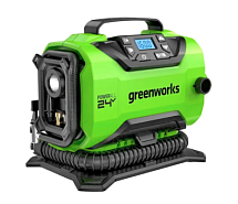 Компрессор автомобильный аккумуляторный GREENWORKS ACG301 без АКБ и ЗУ 3400807