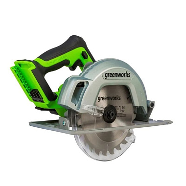 Пила дисковая аккумуляторная GREENWORKS GD24CS 1x5Ah 1500907CUG