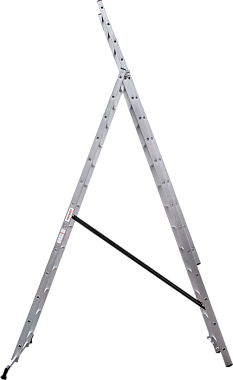Лестница-стремянка 3-секционная алюминиевая Новая Высота Стандарт NV1230 3х13