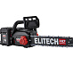Пила цепная аккумуляторная ELITECH HD CS 4016BLK 1х4Ah