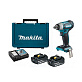 Гайковерт ударный аккумуляторный MAKITA DTW 181RFE 2х3Ah