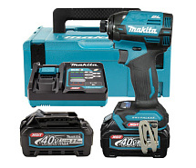 Шуруповерт ударный аккумуляторный MAKITA TD 002GD201 2х2.5Ah