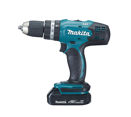 Дрель-шуруповерт ударная аккумуляторная MAKITA DHP 453SYE 2х1,5Ah