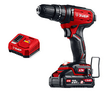 Дрель-шуруповерт ударная аккумуляторная LMS ЗУБР ДШУ-40-21 1х2Ah