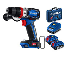 Дрель-шуруповерт ударная аккумуляторная LMS ЗУБР Профи DBS-70-42 2х4Ah