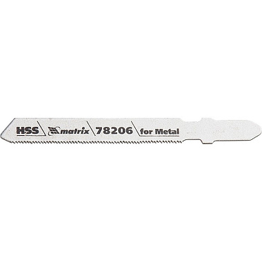 Полотна для электролобзика по металлу 76мм T118G HSS 3шт MATRIX 78206