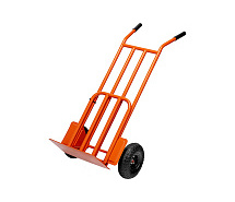 Тележка ручная 250кг откидная платформа 2-колесная пневматические колеса СИБРТЕХ 69302
